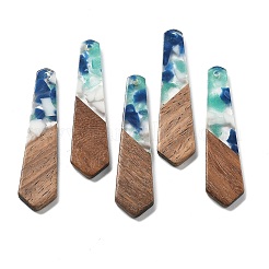 Resin and Walnut Pendants&nbsp;FIND-R051-06