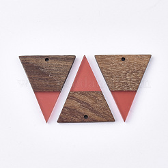 Resin & Walnut Wood Pendants&nbsp;RESI-T035-06