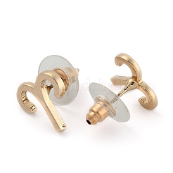 12 Constellation/Zodiac Sign Alloy Stud Earrings&nbsp;EJEW-B025-01G-G