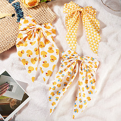 3Pcs 3 Colors Cloth Hair Barrettes for Women Girl&nbsp;OHAR-TA0001-15