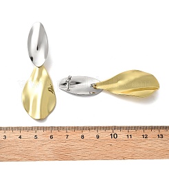 Brass Dangle Stud Earrings&nbsp;EJEW-S262-07GP