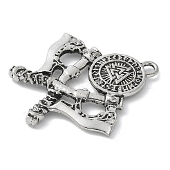 Tibetan Style Alloy Pendants&nbsp;PALLOY-D290-09AS