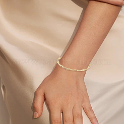 1Pc 304 Stainless Steel Cuff Bangles&nbsp;BJEW-LP0002-53G