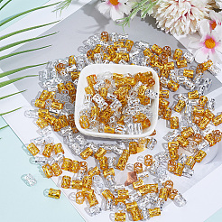 300Pcs 2 Colors Aluminum Dreadlocks Beads Hair Decoration&nbsp;ALUM-PA0001-02