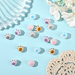 25Pcs 5 Colors Opaque Acrylic Beads&nbsp;FIND-YW0009-25