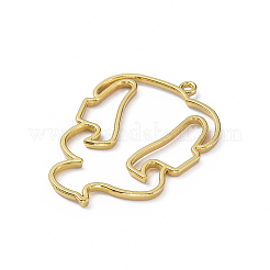 Zinc Alloy Open Back Bezel Pendants&nbsp;PALLOY-D580-05G-L