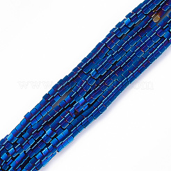 Electroplate Non-magnetic Synthetic Hematite Beads Strands&nbsp;G-S352-09