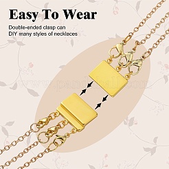Zinc Alloy Box Magnetic Clasps Converter&nbsp;PALLOY-C159-02LG