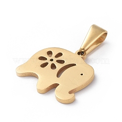 304 Stainless Steel Pendants&nbsp;STAS-I127-015G