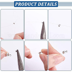 300Pcs 304 Stainless Steel Spacer Beads&nbsp;STAS-UN0050-18