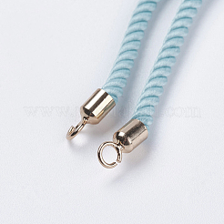 Nylon Twisted Cord Bracelet Making&nbsp;X-MAK-F018-09G-RS
