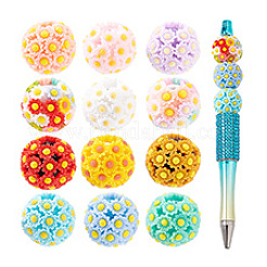 12Pcs 12 Colors Opaque Acrylic Beads&nbsp;KY-PH0001-99