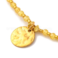 Yellow Opal Braided Bead Bracelet&nbsp;FR2657-1