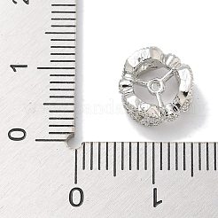Rack Plating Brass Micro Pave Cubic Zirconia Spacer Beads&nbsp;KK-L224-033P