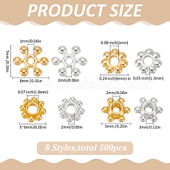 500Pcs Alloy Spacer Beads Sets&nbsp;FIND-ME0001-66