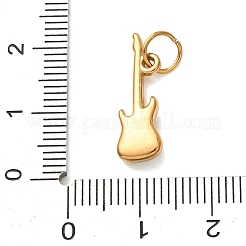 304 Stainless Steel Micro Pave Clear Cubic Zirconia Pendants&nbsp;CU-B001-03G