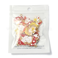 20Pcs 5 Style Autumn Theme Alloy Enamel Pendants&nbsp;ENAM-FS0001-54