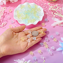 360Pcs 3 Colors Transparent Acrylic Beads&nbsp;TACR-TA0001-71