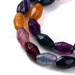 Natural Dragon Veins Agate Beads Strands&nbsp;G-G177-A03-01