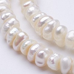 Natural Cultured Freshwater Pearl Beads Strands&nbsp;PEAR-F004-64-01