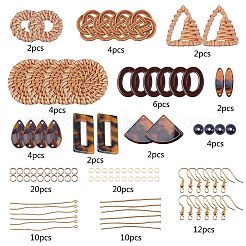 DIY Woven Style Earring Making Kits&nbsp;DIY-SC0001-58