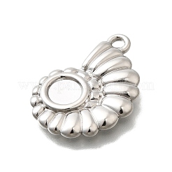 304 Stainless Steel Pendant Cabochon Settings&nbsp;STAS-E545-04A-P