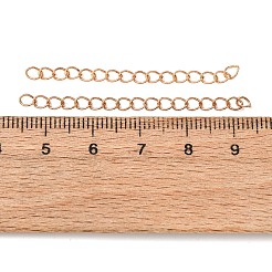 Brass Curb Chain Extender&nbsp;KK-T069-35C