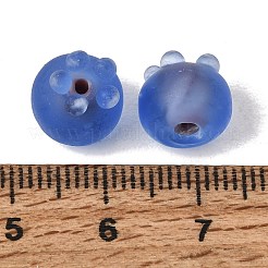 Frosted Handmade Lampwork Beads&nbsp;LA-CBA89BB-02