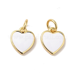 Rack Plating Brass Enamel Pendants&nbsp;KK-H431-14G