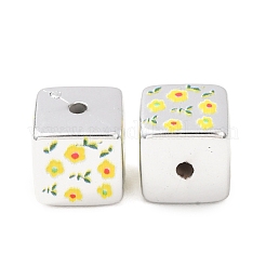 Printed Plating Acrylic Beads&nbsp;AC-CBA655C-17H