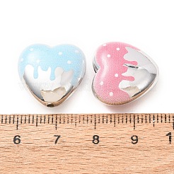 Plating Printed Acrylic Beads&nbsp;AC-CBACACC-15
