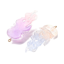 Transparent Resin Pendants&nbsp;RESI-H039-04P