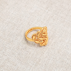 Vintage Brass Adjustable Cuff Open Rings for Women&nbsp;PB7121-1