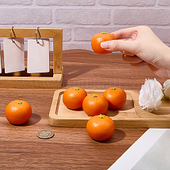Plastic Orange Display Decorations&nbsp;DJEW-CN0001-47A