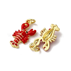 Brass Micro Pave Cubic Zirconia Pendants&nbsp;X-KK-F911-19G-02