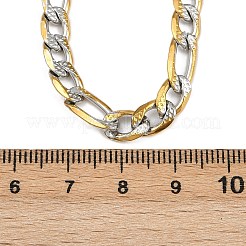 6MM 304 Stainless Steel Figaro Chain Necklaces for Women&nbsp;NJEW-G177-02GP