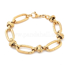304 Stainless Steel Rolo Link Chain Bracelets for Women&nbsp;BJEW-F488-41G