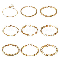 304 Stainless Steel Chain Bracelets&nbsp;STAS-TA0004-58