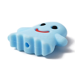 Food Grade Eco-Friendly Silicone Beads&nbsp;LS-SIL-WH0002-34A