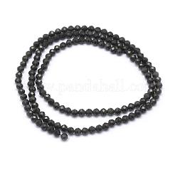 Natural Obsidian Beads Strand&nbsp;G-E411-33-3mm