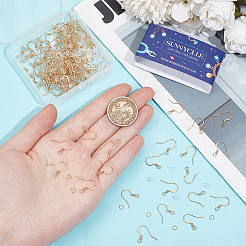 120Pcs 304 Stainless Steel French Earring Hooks with Coil&nbsp;STAS-SC0008-47