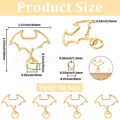 30 Sets Alloy Swivel Clasps&nbsp;FIND-SC0017-69G