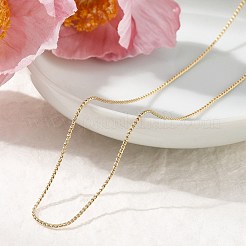 1MM 304 Stainless Steel Serpentine Chain Necklaces for Women Men&nbsp;NJEW-T016-11G