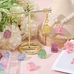 20Pcs 10 Styles Copper Wired Electroplated Natural Quartz Pendants&nbsp;PALLOY-FH00022