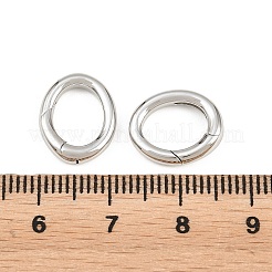 Brass Spring Gate Rings&nbsp;KK-H292-58C-P