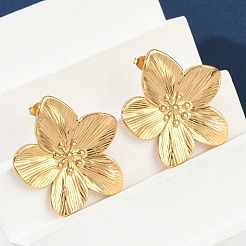 Non-Tarnish 304 Stainless Steel Stud Earrings&nbsp;STAS-L024-004G-02