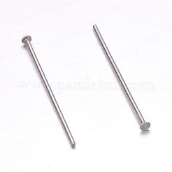 Tarnish Resistant 304 Stainless Steel Flat Head Pins&nbsp;STAS-H358-08C