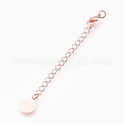 Brass Chain Extender&nbsp;KK-I633-95RG-B-NR