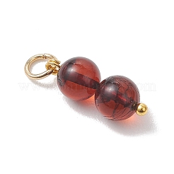 Natural Amber Round Pendants&nbsp;PALLOY-JF04989