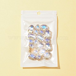 20Pcs 4 Styles Heart & Oval & Rectangle Sew on Rhinestone&nbsp;GLAA-FS0001-51B